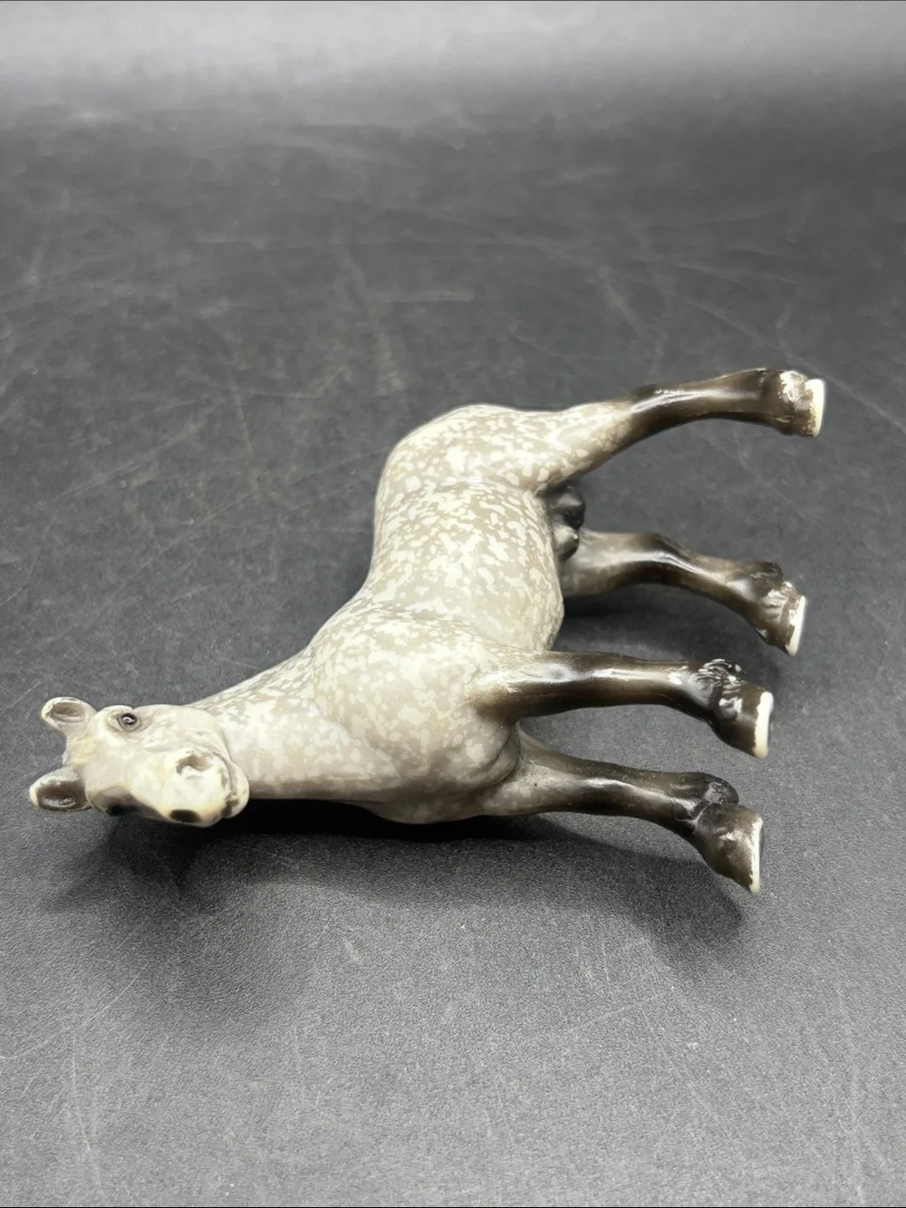Breyer Stablemate Dapple Gray Draft Horse Stallion Equestrian Figure Western Toy
